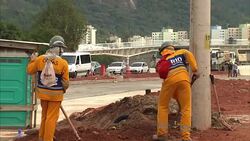 Rio Olympic Games 2016 Construction. News Clip