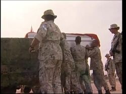 Memorial for Poland's first military fatality News Clip