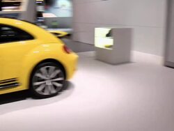 2014 Volkswagen Beetle GSR montage Stock Footage