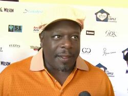 INTERVIEW: Cedric the Entertainer on today's event, on making time for charitable causes, on if he's been practicing for today's round Stock Footage