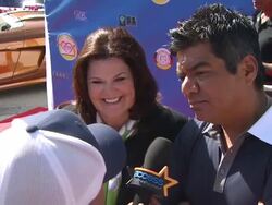 Ann Lopez (L) and George Lopez at the Third Annual George Lopez Stock Footage