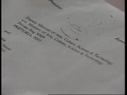 SOUTH AFRICA: WINNIE MANDELA RESIGNS FROM  GOVERNMENT News Clip