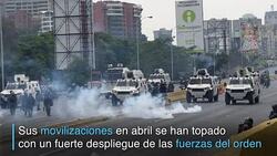CLEAN : Oposicion venezolana desafia al gobierno en las calles News Clip