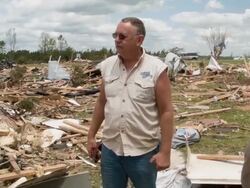 Widespread Damage And Casualties After Tornadoes Rip Through South Stock Footage