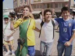 Brazilian and French fans gather ahead of WC quarter-final News Clip