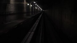 Atlanta Airport - View From Moving Transfer Train News Clip