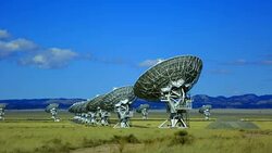 Radio Telescopes Stock Footage