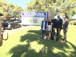 Tommy Hilfiger at Tommy Hilfiger Visits Tommy Hilfiger/PS Arts Education Program Stock Footage