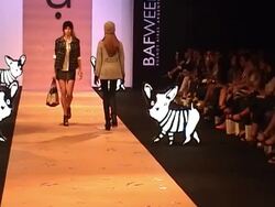Models on the runway at Buenos Aires Fashion Week on February 24, 2011, in Buenos Aires, Argentina. (Footage by Meche Marmol/LatinContent/Getty Images) Stock Footage