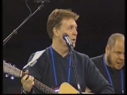 The former Beatle plays at the Superbowl News Clip