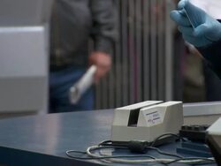 Immigration and customs at San Ysidro Port of Entry Stock Footage