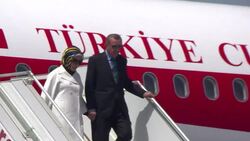 CLEAN : Turkish PM Erdogan arrives in Morocco News Clip