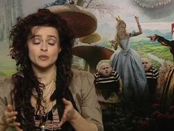 Alice In Wonderland Interviews Stock Footage