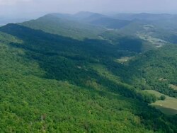 WS AERIAL ZI View of rural area / Tennessee, United States Stock Footage