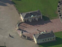 Karlrushe Palace Stock Footage