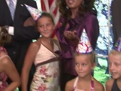 Madame Tussauds Celebrates Barack Obama's 48th Birthday Stock Footage