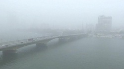 CLEAN : Cairo: thick haze spreads over Nile as sanstorm engulfs Mideast News Clip