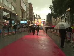 ATMOSPHERE: The Great British Premiere of Chariots of Fire at Leicester Square on July 10, 2012 in London, England (Footage by WireImage Video/Getty Images) Stock Footage