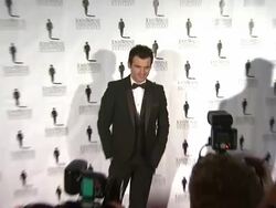 Tony Dovolani at John Wayne Cancer Institute 27th Stock Footage