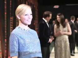 Elizabeth Banks at the 2014 Vanity Fair Oscar Party Hosted By Graydon Carter Stock Footage