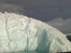 Iceberg in Antarctic Ocean News Clip