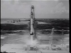 Alan Shepard, first American in Space. Stock Footage