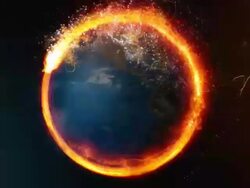 magical reveal of planet earth Stock Footage