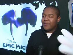 INTERVIEW: Kyle Massey on his favorite feature of Disney Epic Mickey game. Stock Footage