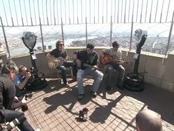 PERFORMANCE: Brantley Gilbert sings 'You Don't Know Her Like I Do' at Brantley Gilbert at Empire State Building on 3/14/2012 in New York, NY Stock Footage