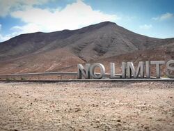 Running in mountains Stock Footage