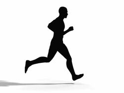 Man running Stock Footage