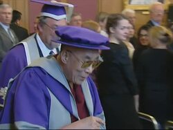 Dalai Lama receives honorary degree from London University News Clip