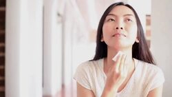 HD: Asia woman facial tissue. Stock Footage