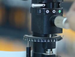 Slit lamp Stock Footage