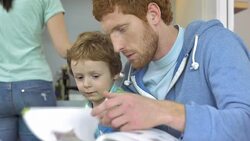 CU Young Parents Stock Footage