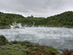 Geothermal Lake Stock Footage