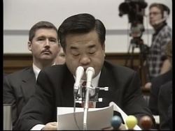 USA: DEMOCRATIC FUNDRAISER JOHNNY CHUNG QUESTIONED News Clip