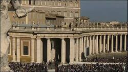 Protester disrupts Pope's mass, climbs apostolic palace News Clip