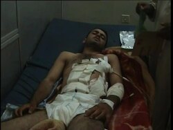 WRAP Sporadic gunfire echoeing through centre of Karbala, pilgrims News Clip