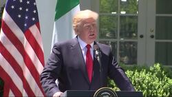 Trump Speaks on Iran, NKorea Summit at WH News Clip
