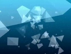Triangle Explode Stock Footage