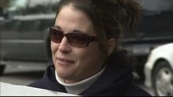 Republican supporters with Romney and Ron Paul placards News Clip