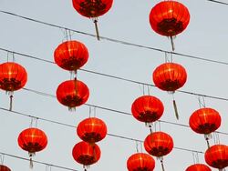 Chinese lanterns Stock Footage
