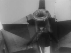 Test flight of F15's new engine Stock Footage