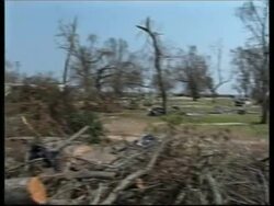 Mississippi town left in ruins by Hurricane Katrina News Clip