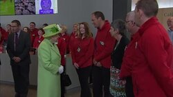 The Queen and Duke of Edinburgh visit the Giant's Causeway News Clip