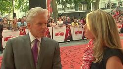 Michael Douglas Grab On Ant-Man Red Carpet News Clip