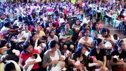 CLEAN : Mothers and babies press for News Clip