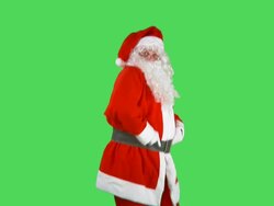 HD: Dancing Santa Claus Stock Footage