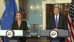 CLEAN : Kerry blasts blatant land grab by Ukraine separatists News Clip